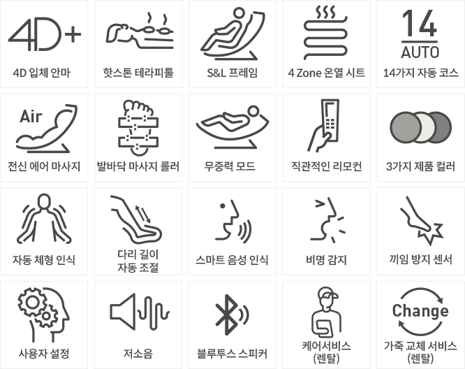 안마의자의 기능