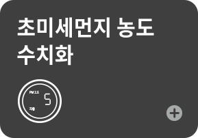 초미세먼지 농도 수치화